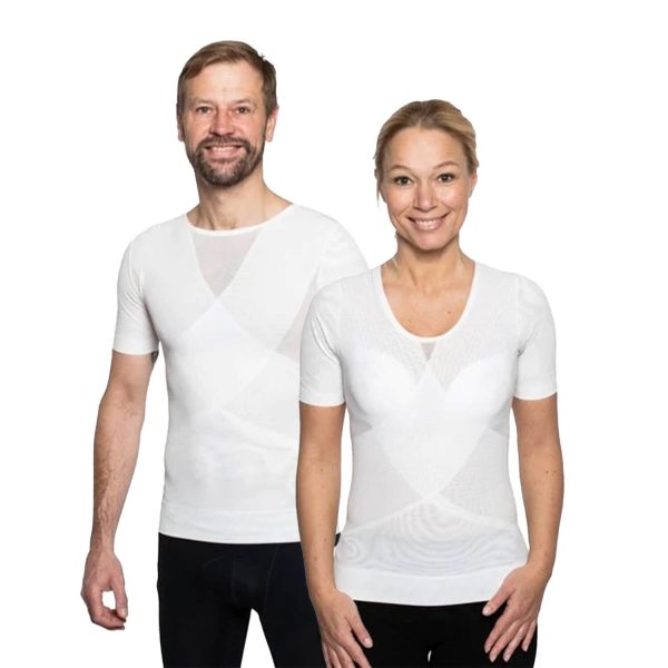 Holdningskorrigerende trøje - Unisex - Sort / XXXL