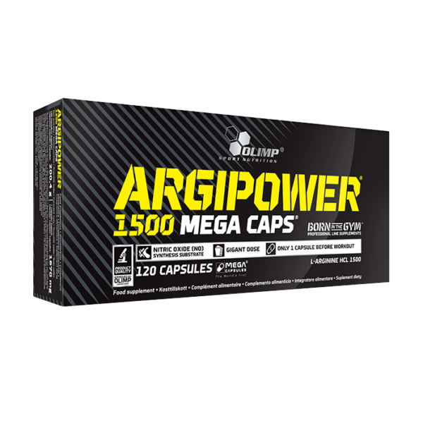 ArgiPower 1500 Mega Caps L-arginin Kapsler 120 stk