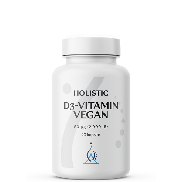 D3-vitamin vegan 2000IE (50 µg) 90 vegetabiliska kapslar