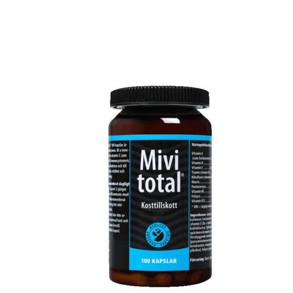 Mivitotal Multivitamin & Mineral 100 kapsler