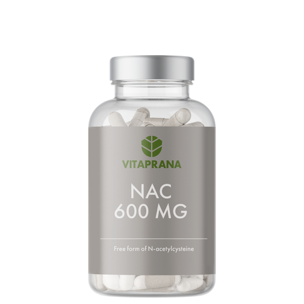 NAC 600 mg Aminosyre 100 kapsler