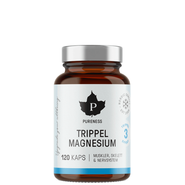 Trippel Magnesium, 120 kapsler