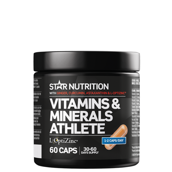 Ultimate Vitamins & Minerals Athlete 60 kapsler