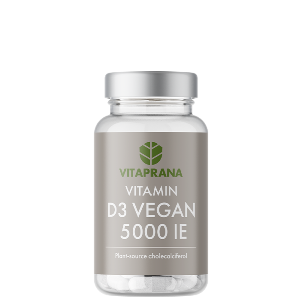 Vitamin D3 Vegan 5000 IE, 110 kapsler