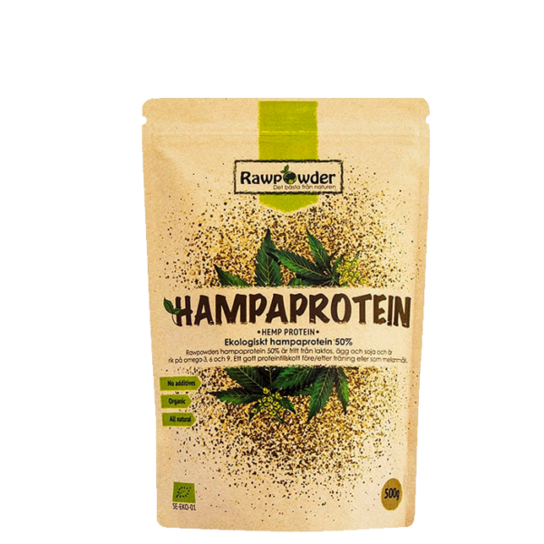 ⌀kologisk hampeprotein 500 g