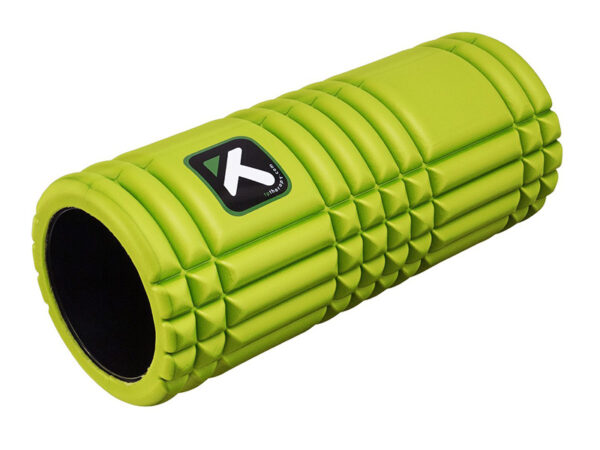 The GRID foamroller (Lime - 30 x 14 cm)